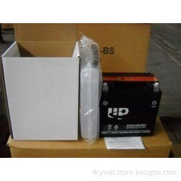 12v 12ah Lead Acid MF Motorcycle Battery YTX14L-BS for Moto